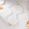 Boho Sexy Fashion Layered Starfish Waist Belly Chain For Women Elegant Imitation Pearl Sea Star Body Chain Beach Bikini Jewelry