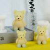 Bear Silicone Mold Candle Mold for Making Candle Soap Plaster Desk Ornament Cake Fondant Decorations Chocolate Jello