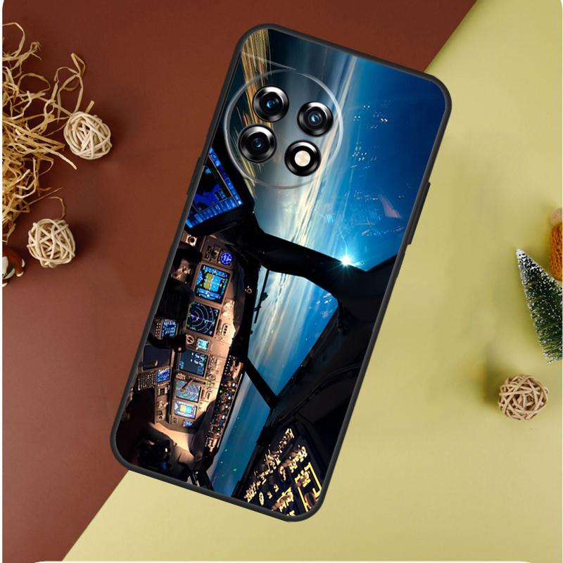 Aircraft Airplane Fly Travel For OnePlus 13 13R 12 12R 11 9 10 Pro 8T 9RT 10T 10R N20 N30 Nord CE 2 3 4 Lite Phone Case