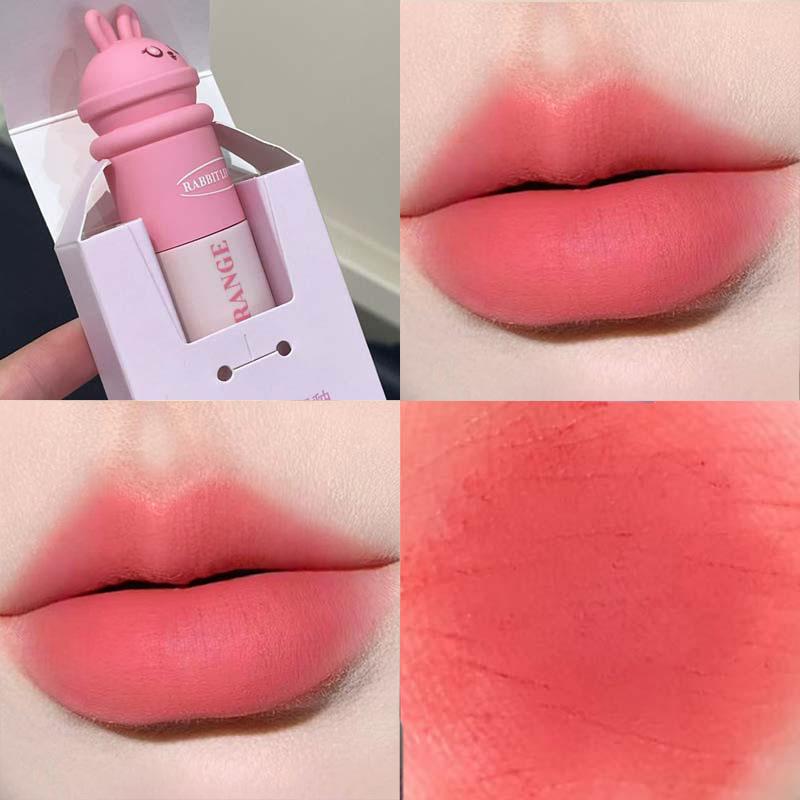 Smooth&Mist Lip Clay Blendable Non-Drying Matte Lightweight Lip Glaze Korean Style Cute Design