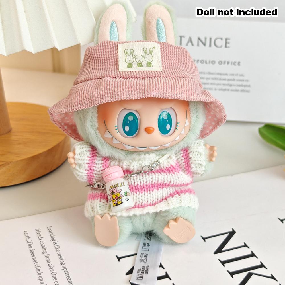 

Для 17 см Кукольная одежда Лабубу Модная одежда Толстовки Кукольная одежда Цветовые толстовки Кукольные аксессуары Милые украшения Маленькая одежда 02#