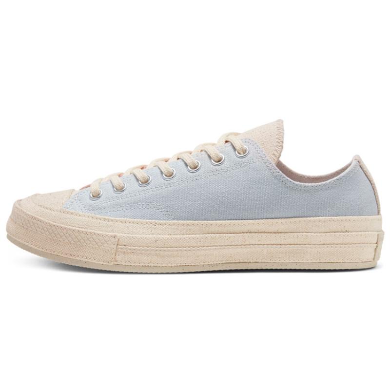 Converse Chuck Taylor All Star 70 Renew Cotton Chuck 70 Macaron Comfortable Retro Low-top Canvas Shoes Unisex Light Blue