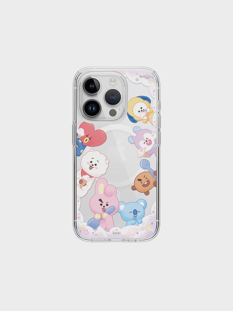 Line Friends BT21 On The Cloud Elago MagSafe iPhone Case iPhone 15 Pro