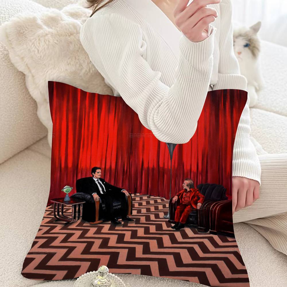 Vintage Twin Peaks Movie Cushion Cover Decorative Pillow Sofa Home Decor Case Pillow Cases