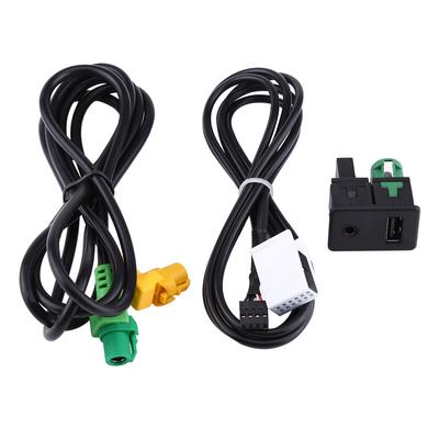 Câble Adaptateur Faisceau de Fils Prise USB AUX pour Voiture Pour BMW Série 3 5 E87 E90 E91 E92 X5 X6