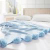 Knit Throw Blanket 39.37 Inchx41.34 inch Gift Decorative Cozy for Living Room
