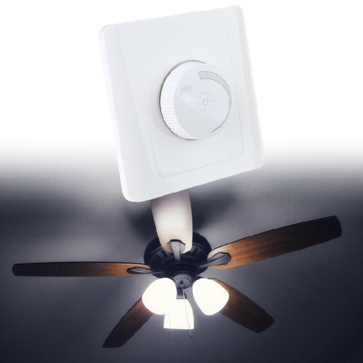 Deckenventilator Verdeckte Montage Geschwindigkeitsregler Stufenlose Einstellung Haushaltsventilator Bedienfeld 86er Typ Ventilator-Geschwindigkeitsregler