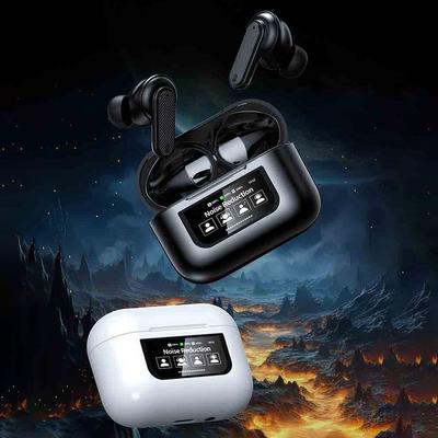 Wireless BT 5.4 Translation Earphones ANC Noise Cancelling 144 Languages Two-Way Translator Earbuds Smart Touch Screen Housing