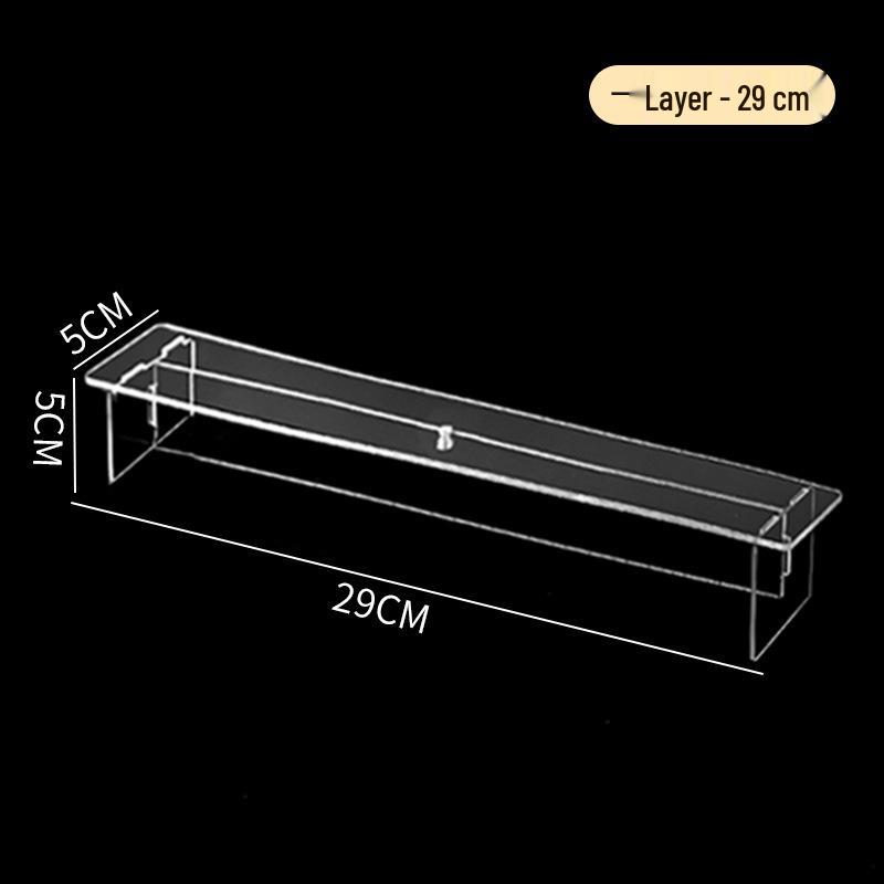 Transparent Multilayer Acrylic Display Stand for Figurines and Dolls