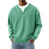 Men's Fashion Color Round Neck Long Sleeve Casual Fashion Versatile Long Sleeve Loose T-shirt Top