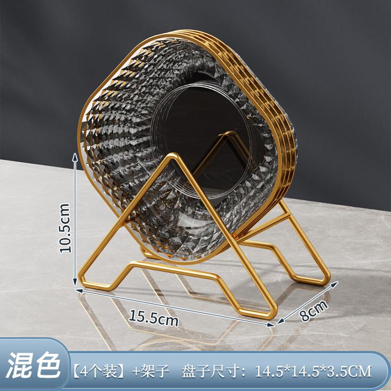 Simple Bone Spitting Plate Household Bone Spitting Plate Food Grade Dining Table Tabletop Garbage Residue Side Dish Fruit Plate