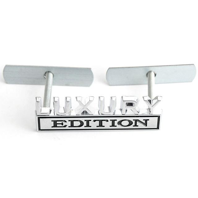 1 Pezzo Logo Edizione di Lusso in Metallo 3D Badge Griglia Anteriore Auto Parafango Laterale Adesivo Decalcomania Emblema Portellone Posteriore