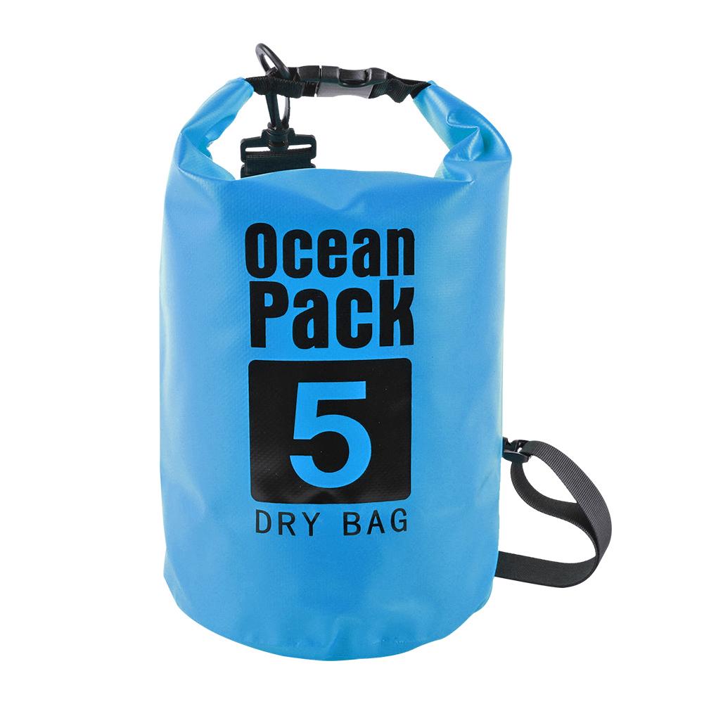 2L/5L/10L/20L Waterproof Dry Bag Drifting PVC Mesh Bag Kayaking Swimming Floating Boating Bag Storage Pack Water Resistant Pouch