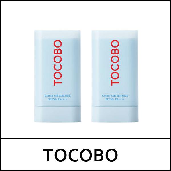 TOCOBO (bo) [1+1] Cotton Soft Sun Stick Duo Set (19g*2ea) 1 Pack