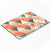 Multifunctional Decorative Glass Board Geometric Figures 80X52 Cm