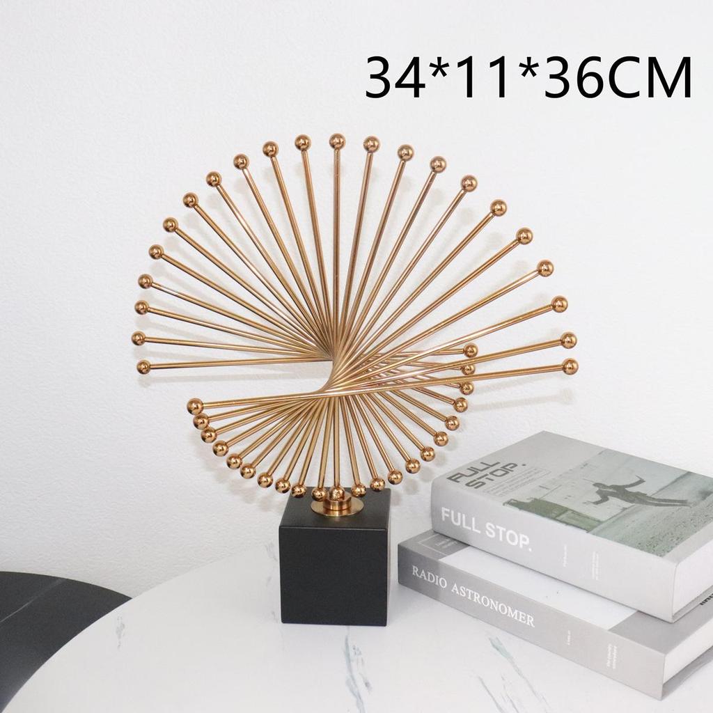 Contemporary Nordic Metal Ornaments: Stylish Decor for Living Room, Entrance, Wine & TV Cabinets