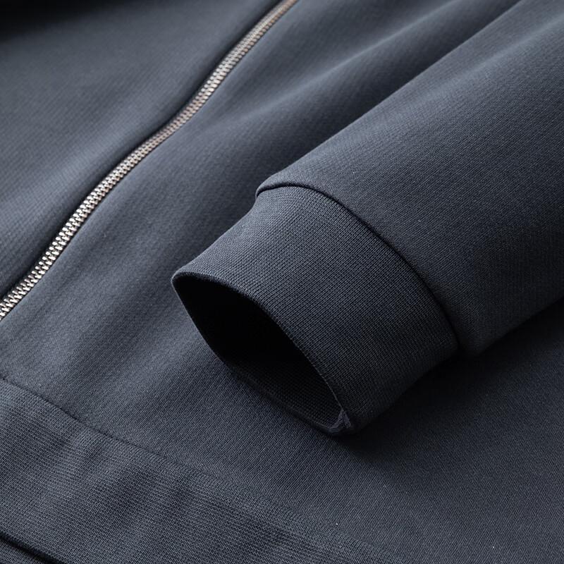 Dibinze Men's Plus Size Casual Zipper Stand Collar Sweatshirt