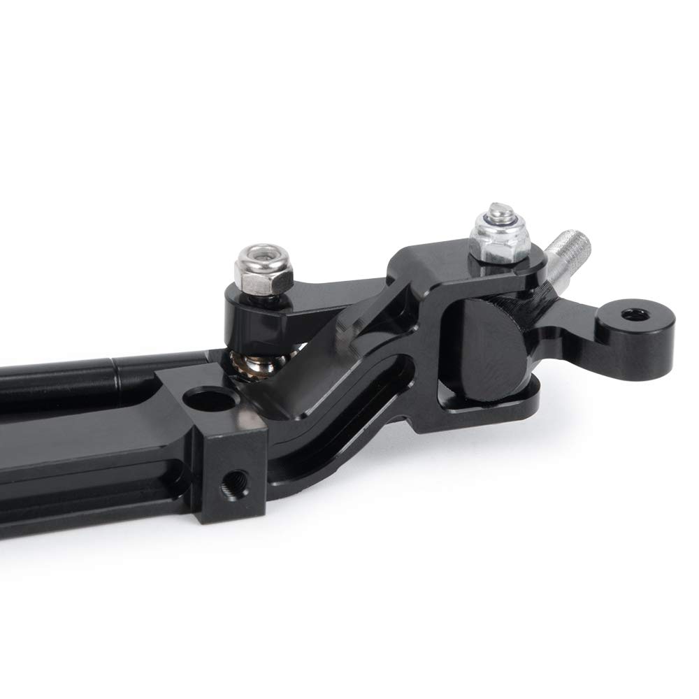 TRZX Aluminum Front Steering Wheel Axle for 1/14 RC Tamiya Tractor Truck Upgrade Parts