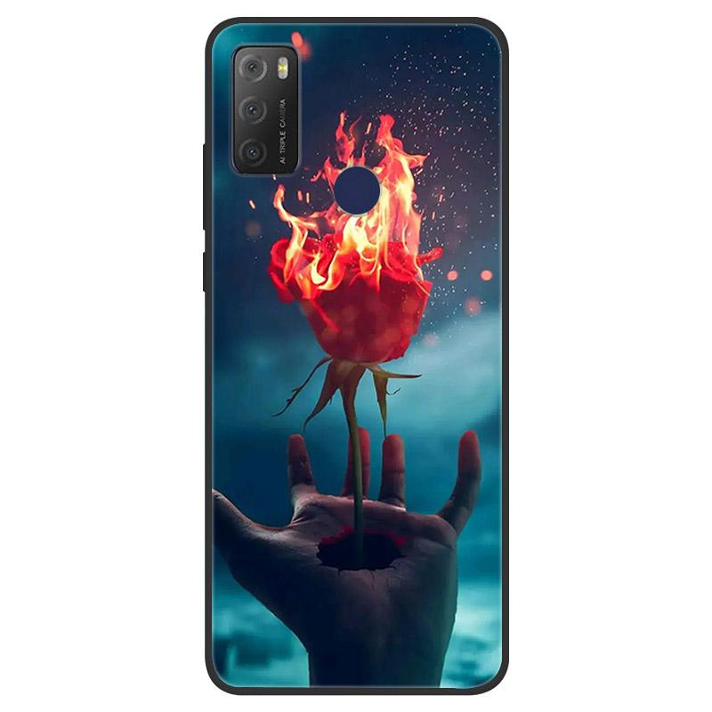 For TCL 20Y 6156D Case Shockproof Soft TPU Silicone Phone Cover For TCL 20Y 20 Y E 6125F Fundas For TCL20Y TCL20E Shell Coque