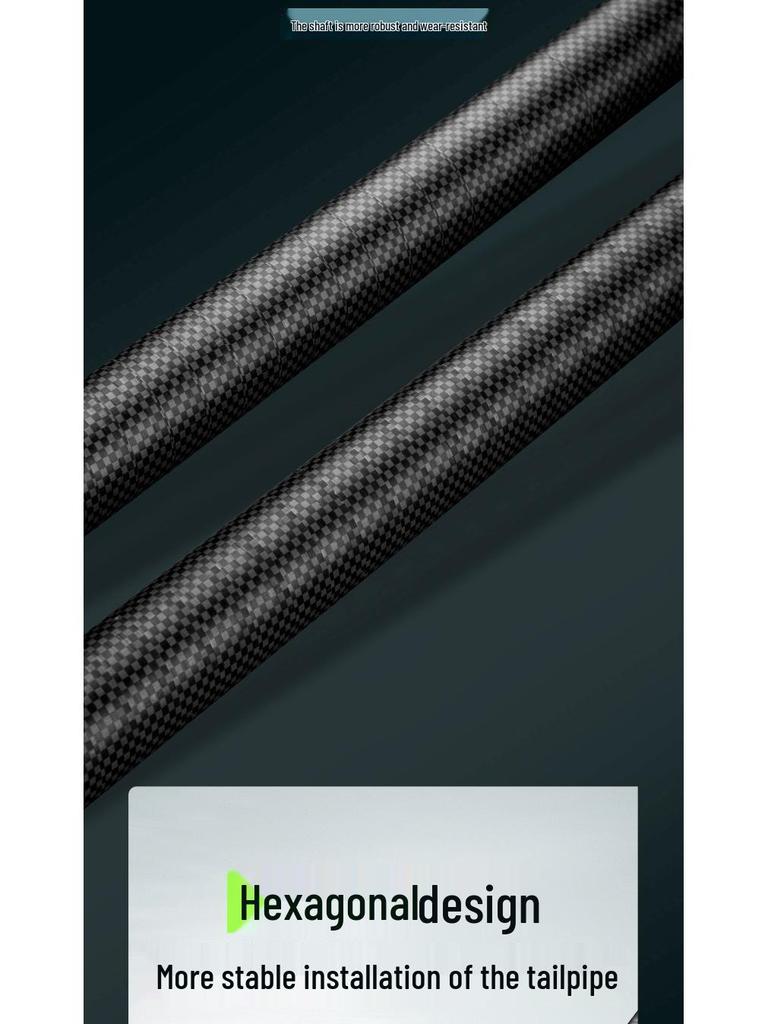 Ultra-Light Carbon Fiber Rod Holder with Ground Stake for Fishing Box