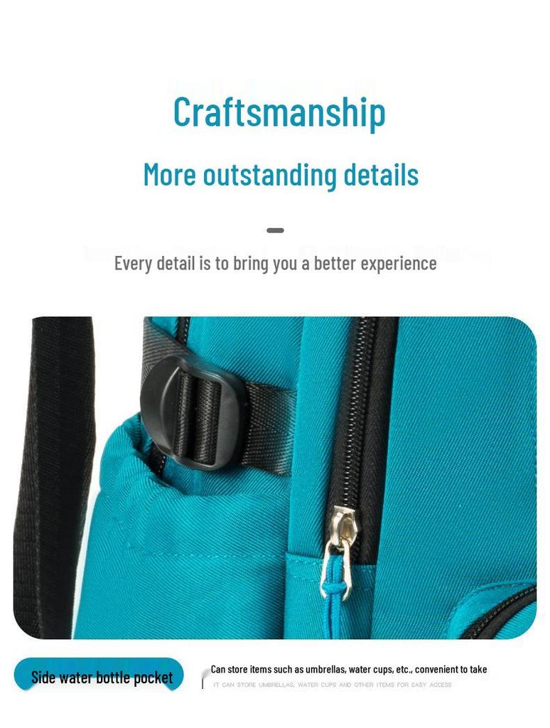 2025 Student Backpack: Grades 3-9, Dual Shoulder, Unisex, Decompression Design for Primary & Middle School