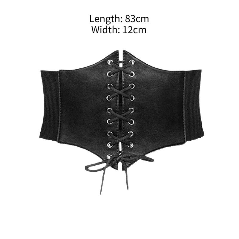 European and American Court Style Fashion Women's Lace-up Loose Tight Corset Waist Seal Women's Dress Elastic Corset Waist Width