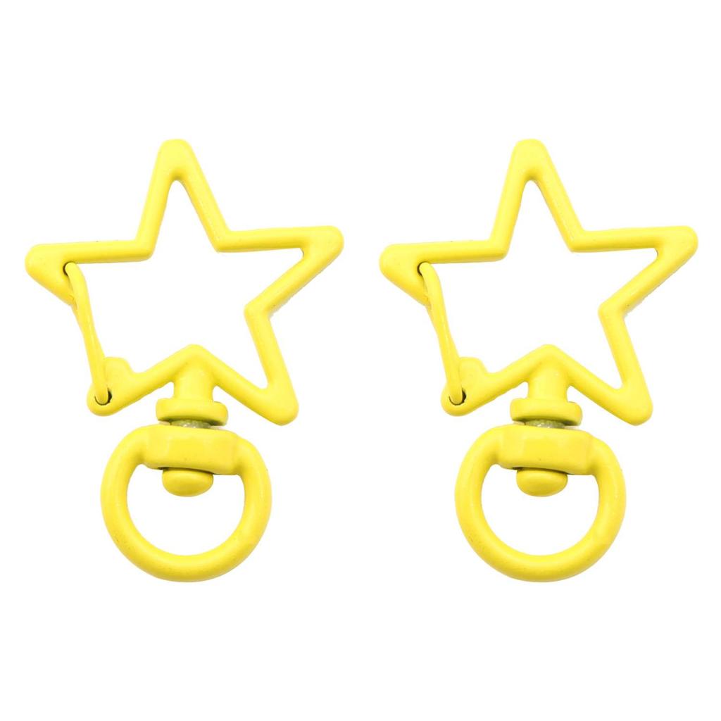 31X39mm Candy Colored Alloy Shell Shaped Spring Buckle Special-shaped DIY keychain Accessories Creative Accessories Hanging Ornaments