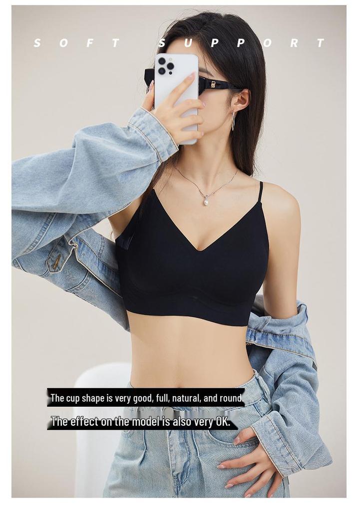 Back Beauty: Popular Invisible Backless Bra with Seamless, Crossable Thin Straps for Summer
