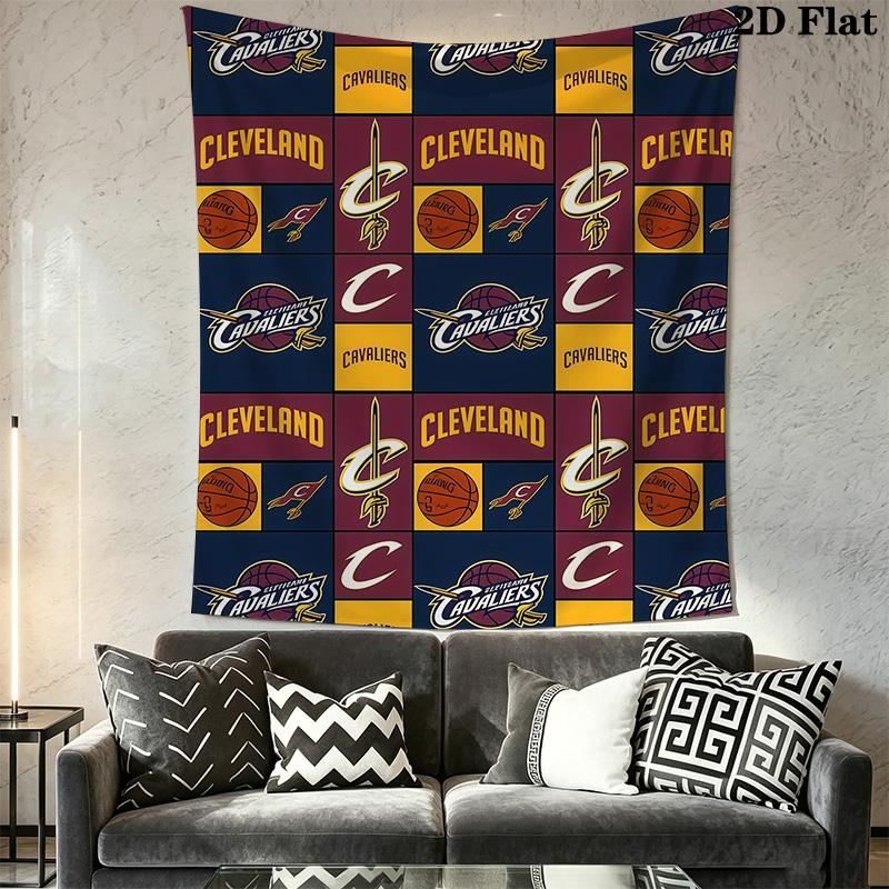 Cleveland Cavaliers Basketball Fabric Threepiece Set 1 Duvet Cover 2 Pillowcase Without Core Christmas Birthday Gift