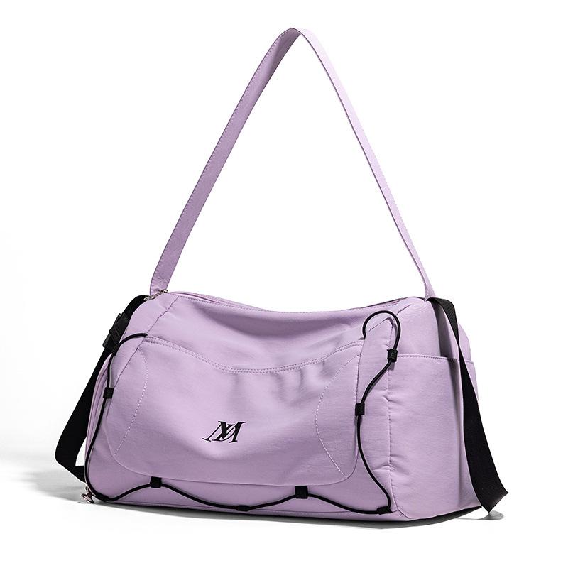 

Дорожная сумка для пригородных поездок, сумка для фитнеса, спортивная сумка для тренировок большой емкости, багажная сумка с разделителями, сумки для обуви фиолетовый