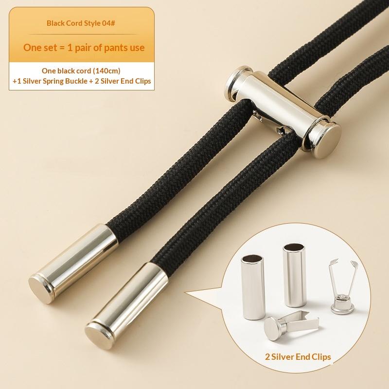 

140Cm Strong Elastic Band Sweatpants Waist Drawstring Strap With Threading Devicecord Lock Stopper Dly Sewing Band Accessories A2