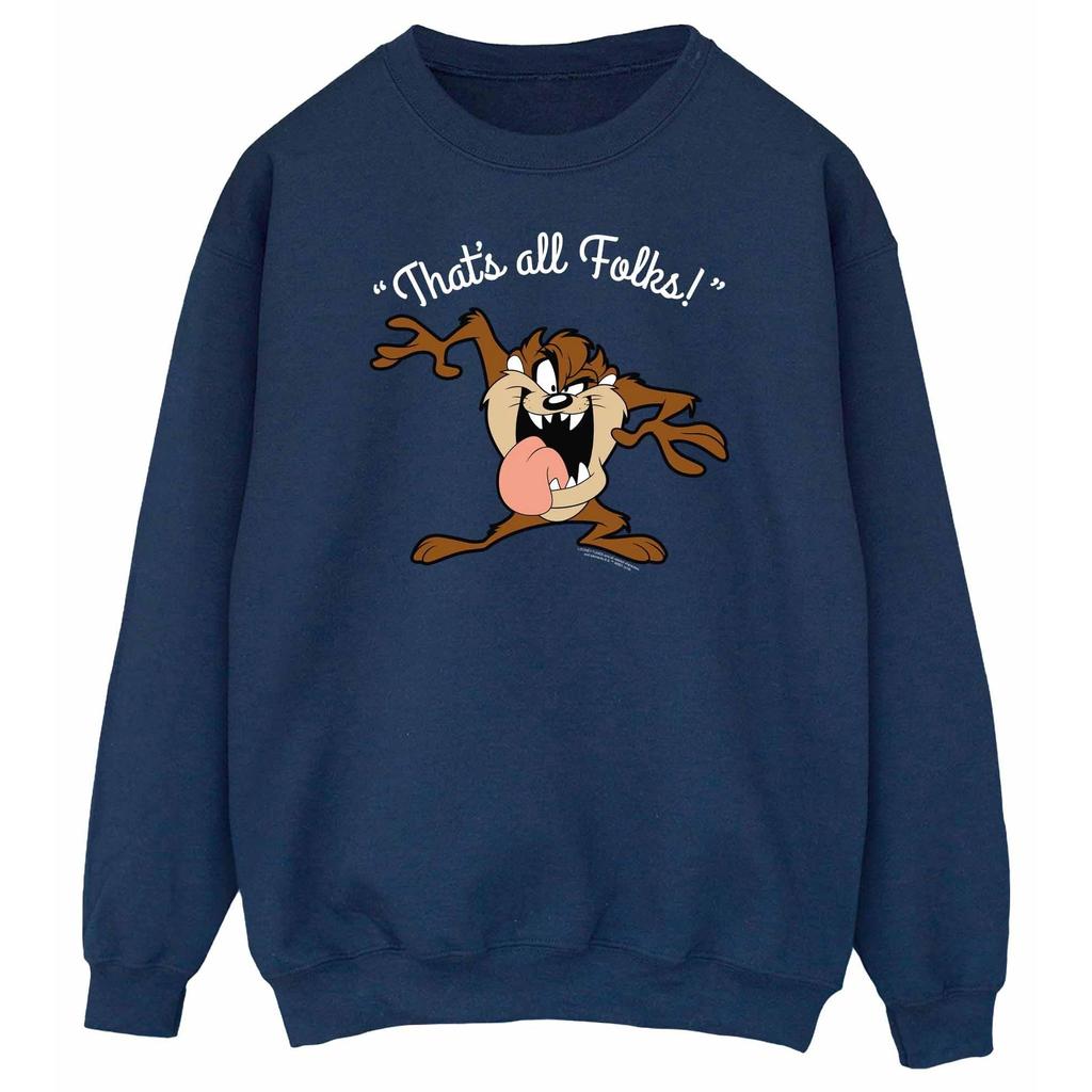 Looney Tunes Mens That´s All Folks Taz Sweatshirt