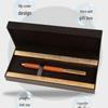 Brass Sandalwood Business Ballpoint Pen Gift Set with Engraving Option