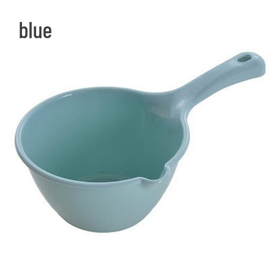 Durable Plastic Water Ladle with Long Handle for Bathing and Kitchen - Ideal for Baby and Children's Use