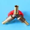 Y Type Copper Valves Hose Connector Fitting For Automotive Engine Systems Fluid Diversion Vehicle Cooling Pipe Networks