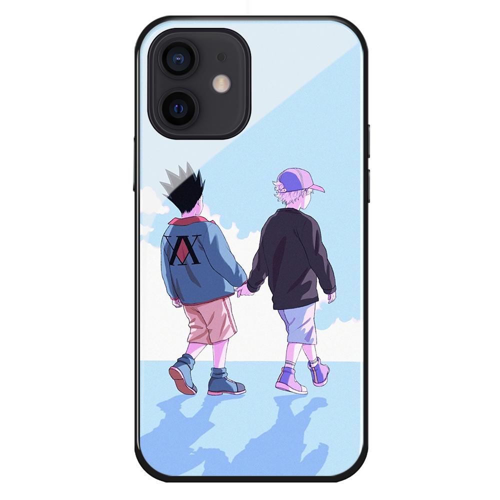 

Чехол из закаленного стекла Hunter X Hunter Killua Zoldyck Manga Чехол для iPhone 6 6s 7 8 14 Plus 11 12 13 14 Pro Max mini X XS XR Max iPhone 14 plus