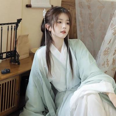 Chinese Wei And Jin Dynasties Style Hanfu Women's Clothes Fairy Dance Performance Costume