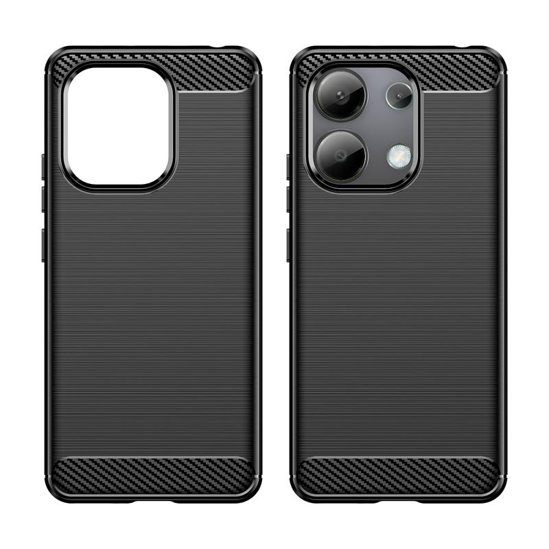 For Redmi Note 13 Case Cover Xiaomi Redmi Note 13 Pro Plus Capas Shockproof Bumper Carbon Fiber Soft TPU Fundas Redmi Note 13