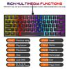 Mechanische Tastatur 87 Tasten Kabelgebundene Gaming-Tastatur 16 RGB Esports-Tastatur Hot-Swappable Ergonomische Tastatur für PC Laptop Macbook