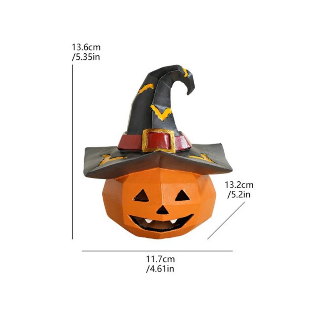 Biting Skull Halloween Resin Decoration Pumpkin Ghost Halloween Model  Indoor Dining