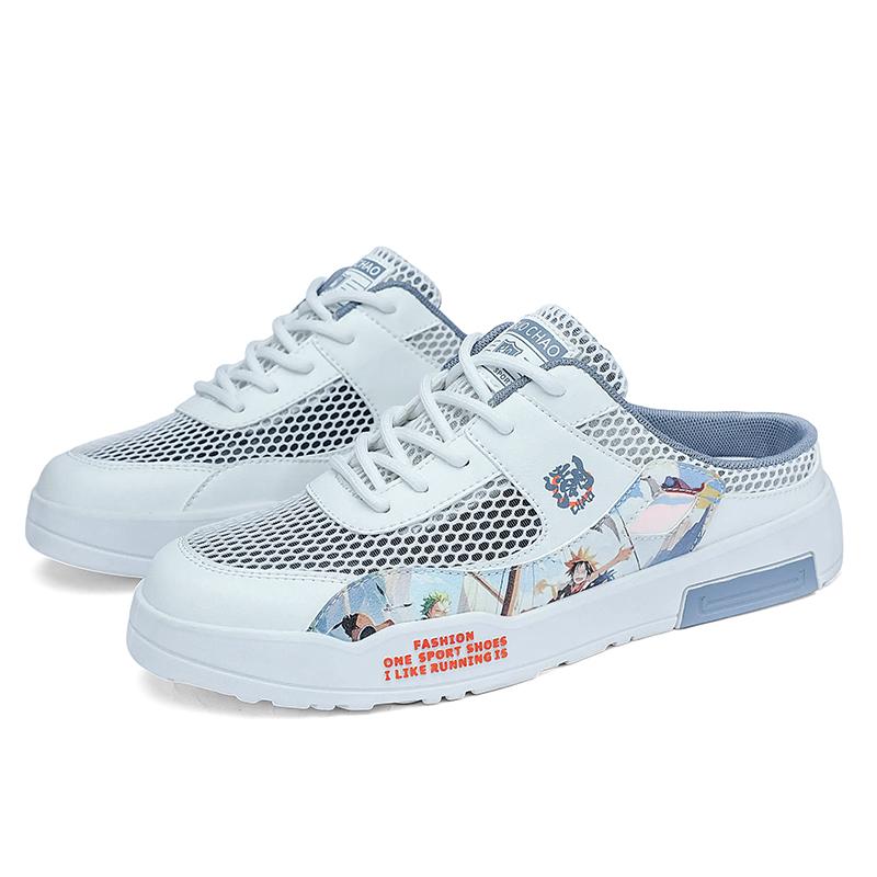 Herren Sport-Slipper Sommer Pantoletten Lässige Sandalen Sommer Sneakers Schuhe für Studenten Übergröße