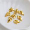 1 Piece Fastener Connector Clasps Locks 18K Gold Plated Brass Inlaid Zircon Pearl End Clasps For Jewelry Diy Bracelet Necklace