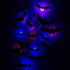Halloween 3D Stereoscopic Spider Bat LED Flashing Light Party Window Atmosphere Wall Sticker Decoration