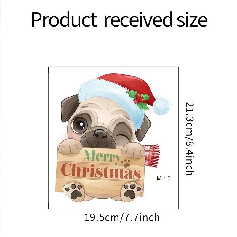 

Window Wall Decorations Self PVC Christmas Toilet Sticker Cartoon Sock Santa Elk Wall Decals Xmas Switch Adhesive Sticker