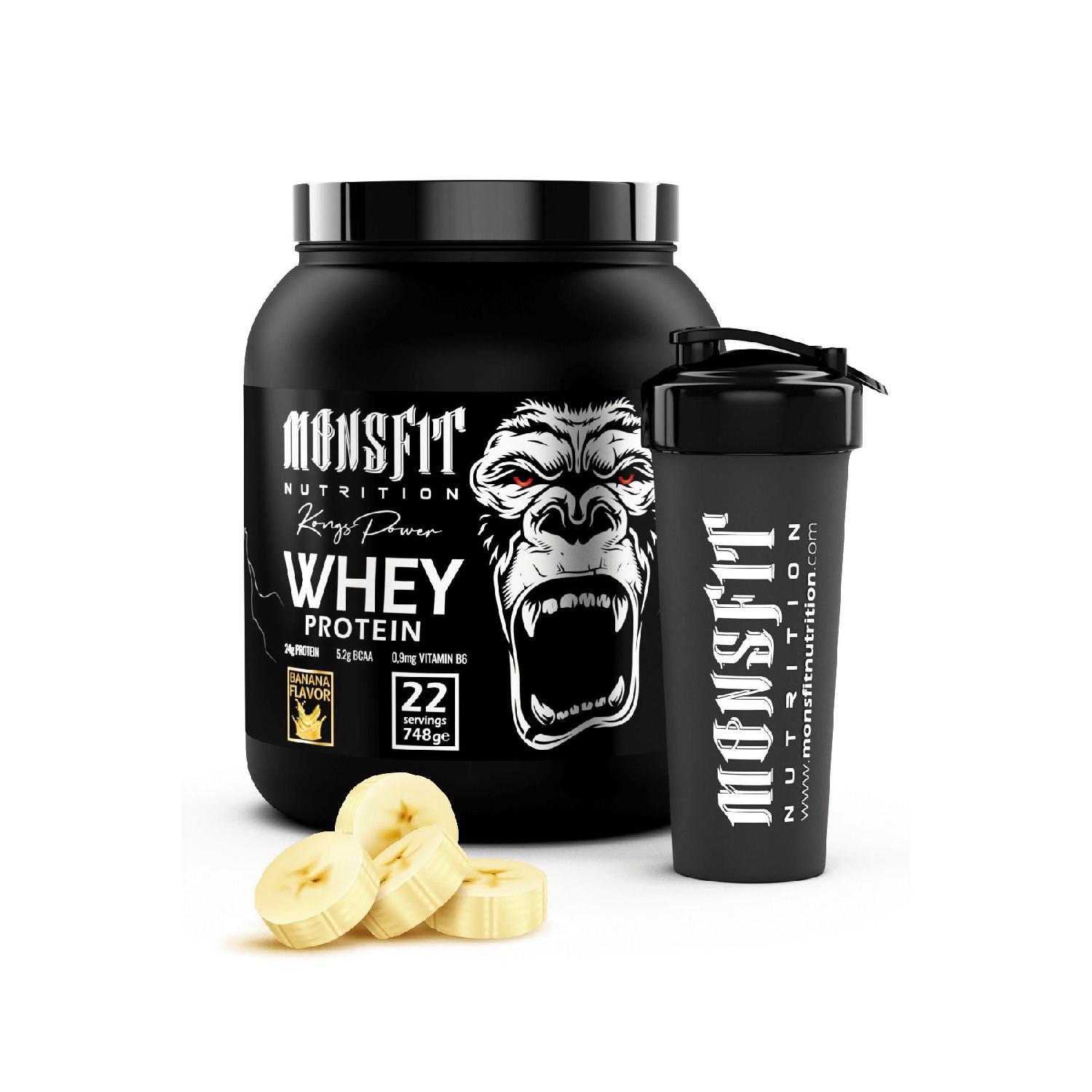 

Сироватковий протеїн 748 г (22 порції) - Допомога в нарощуванні м язів (Смак банана)