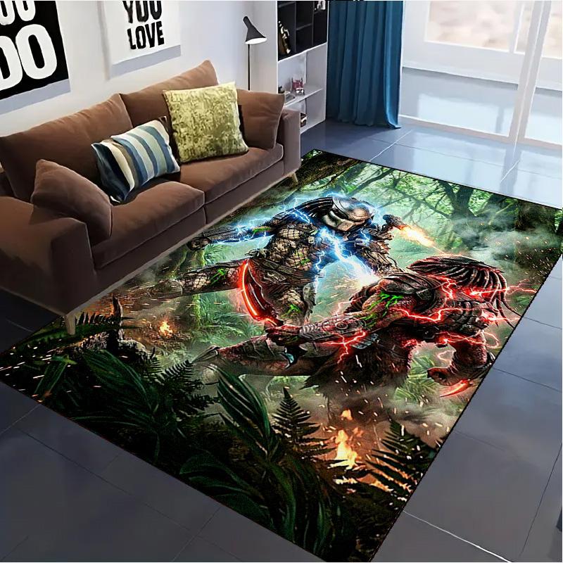 Predator Carpet Rug for Living Room Bedroom Home Sofa Decoration,Kids play Non-slip Floor Mat