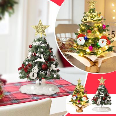 Weihnachtsbaum Set Dekoration Weihnachten Kreativer Simulationsbaum mit Lichtern