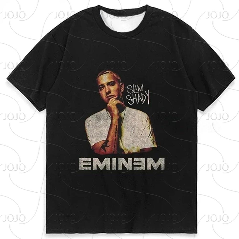 HARDCORE Rapper Eminem T Shirt Women Men Fashion T-shirts Hip Hop Tops Tees Loose Rock Camisetas Boy Tees Summer New Unisex
