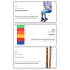 Plastic Children's Swing with Hanging Rope Multicolor Kids Swing Adjustable Height Accessories Baby Suspension Chair