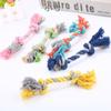 Random Color Cotton Rope Pet Chew Toys Dog Tooth Cleaning Rope